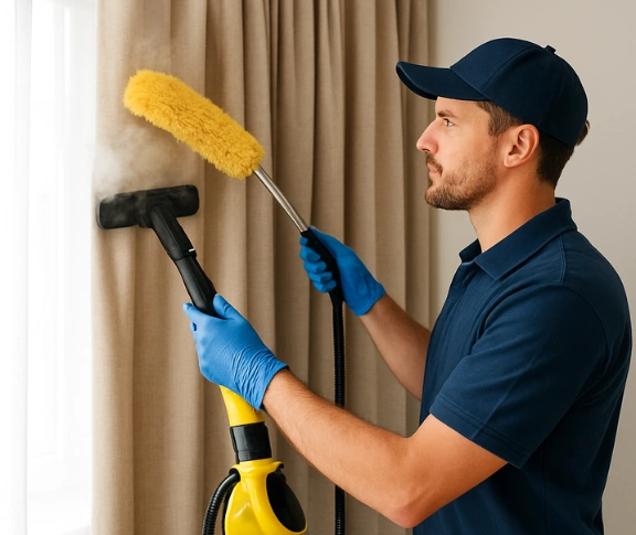 Trusted blind cleaning technician Matty Curtain Cleaning avalon-beach-nsw QLD