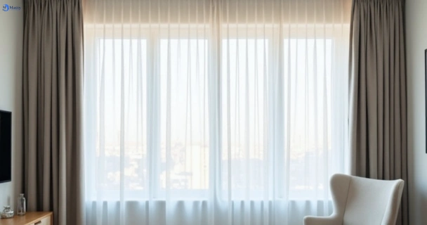 Freshly steam cleaned curtains in avalon-beach-nsw QLD